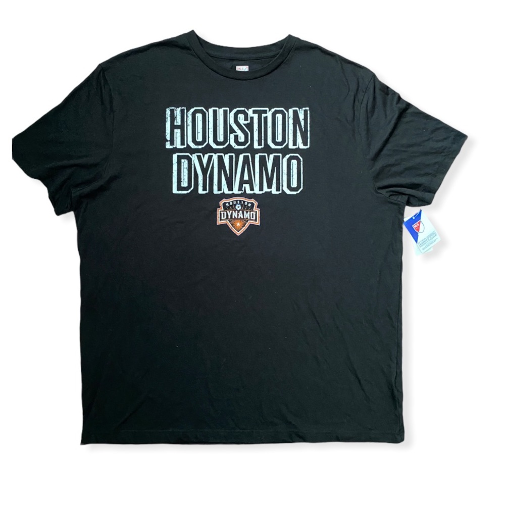 MLS Soccer Houston Dynamo Crewneck T Shirt 2XL NWT
